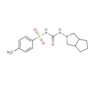Gliclazide (CAS 21187-98-4) - chemical structure image