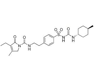 Glimepiride (CAS 93479-97-1) - chemical structure image