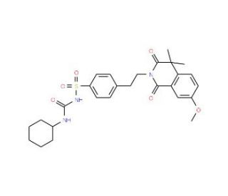 Gliquidone (CAS 33342-05-1) - chemical structure image