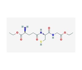 Glutathione-diethyl ester (reduced) (CAS 97451-40-6) - chemical structure image