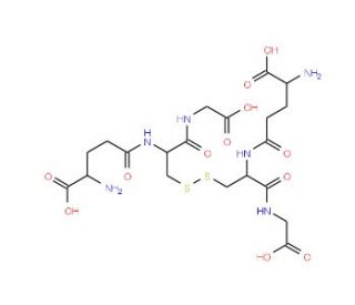 Glutathione Disulfide-13C4,15N2 (CAS 27025-41-8 (unlabeled)) - chemical structure image