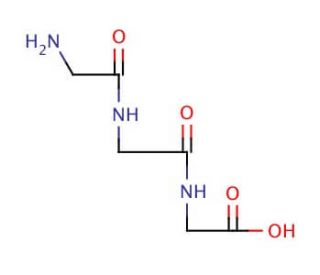 Gly-Gly-Gly (CAS 556-33-2) - chemical structure image