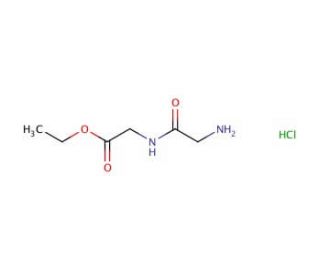 Gly-Gly-OEt HCl (CAS 2087-41-4) - chemical structure image
