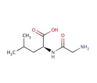 Gly-Leu (CAS 869-19-2) - chemical structure image