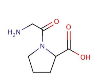 Gly-Pro (CAS 704-15-4) - chemical structure image