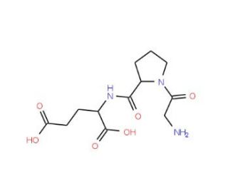 Gly-Pro-Glu (CAS 32302-76-4) - chemical structure image