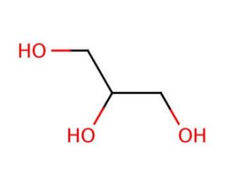Glycerol (CAS 56-81-5) - chemical structure image
