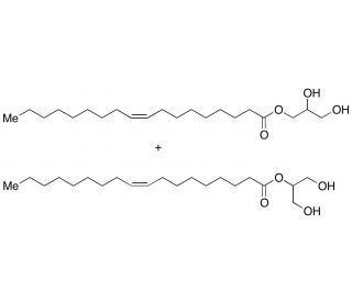 Glycerol Monoleate (CAS 25496-72-4) - chemical structure image