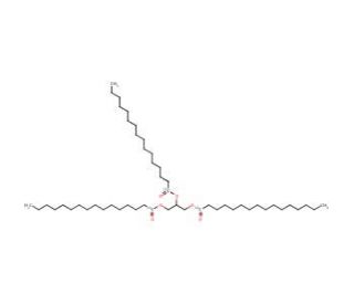 Glyceryl tri(palmitate-1-13C) (CAS 168294-57-3) - chemical structure image