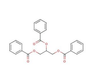 Glyceryl tribenzoate (CAS 614-33-5) - chemical structure image