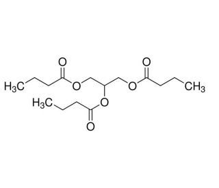 Glyceryl tributyrate (CAS 60-01-5) - chemical structure image