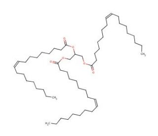 Glyceryl trioleate (CAS 122-32-7) - chemical structure image