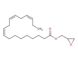 Glycidyl linolenate (CAS 51554-07-5) - chemical structure image