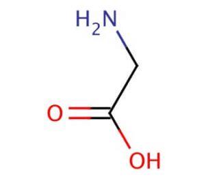 Glycine (CAS 56-40-6) - chemical structure image