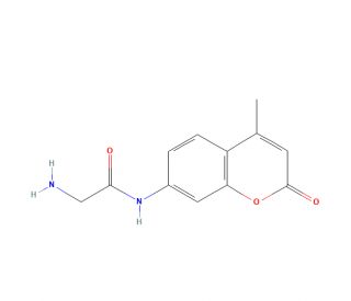 Glycine 7-amido-4-methylcoumarin (CAS 77471-42-2) - chemical structure image