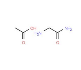 Glycine amide acetate (CAS 105359-66-8) - chemical structure image