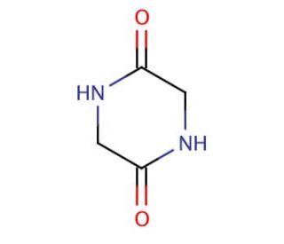 Glycine anhydride (CAS 106-57-0) - chemical structure image
