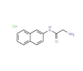 Glycine beta-naphthylamide hydrochloride (CAS 1208-12-4) - chemical structure image