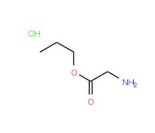 Glycine n-propyl ester hydrochloride (CAS 13049-01-9) - chemical structure image