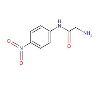 Glycine p-nitroanilide (CAS 1205-88-5) - chemical structure image
