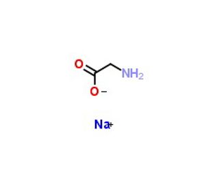 Glycine sodium salt anhydrous (CAS 6000-44-8) - chemical structure image