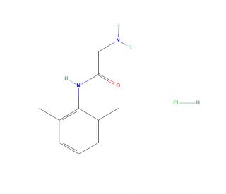 Glycinexylidide Hydrochloride - chemical structure image