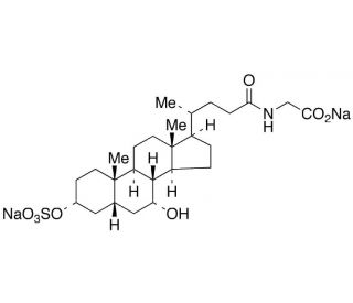 Glycochenodeoxycholic acid 3-sulfate disodium salt (CAS 66874-09-7) - chemical structure image
