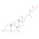 Glycochenodeoxycholic acid (CAS 640-79-9) - chemical structure image