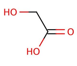 Glycolic acid - chemical structure image