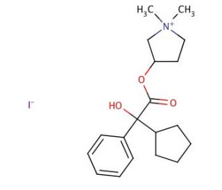 Glycopyrrolate Iodide (Mixture of Diastereomers) (CAS 873295-32-0) - chemical structure image