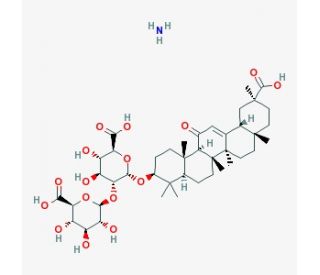 Glycyrrhizin Acid Ammonium Salt (CAS 53956-04-0) - chemical structure image