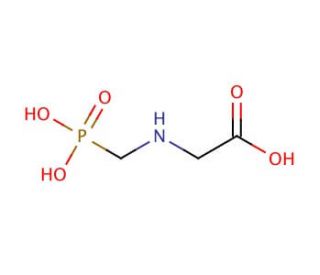 Glyphosate (CAS 1071-83-6) - chemical structure image