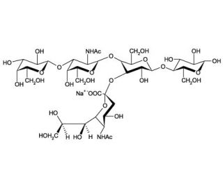 GM1 Pentasaccharide sodium salt (CAS 67063-78-9) - chemical structure image