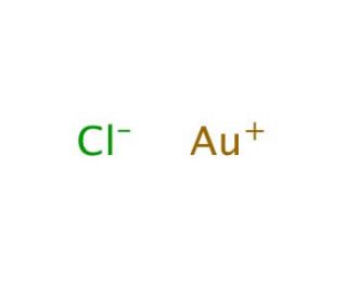 Gold(I) chloride (CAS 10294-29-8) - chemical structure image