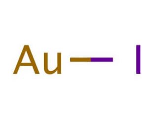 Gold(I) iodide (CAS 10294-31-2) - chemical structure image