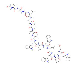 Gramicidin A (CAS 11029-61-1) - chemical structure image
