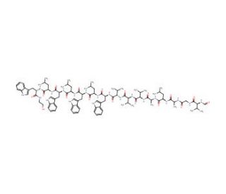 Gramicidin from Bacillus aneurinolyticus (Bacillus brevis) (CAS 1405-97-6) - chemical structure image