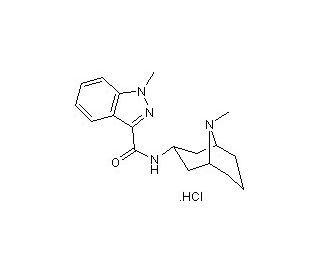 Granisetron hydrochloride (CAS 107007-99-8) - chemical structure image