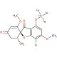 Griseofulvin-13C,d3 (CAS 126-07-8 (unlabeled)) - chemical structure image