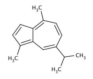 Guaiazulene (CAS 489-84-9) - chemical structure image