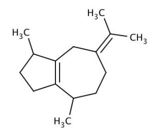 Guaiene (CAS 88-84-6) - chemical structure image