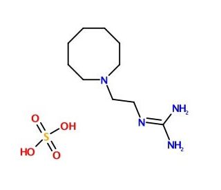 Guanethidine sulfate (CAS 645-43-2) - chemical structure image