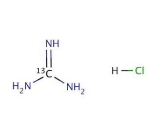 Guanidine-13C hydrochloride (CAS 286013-04-5) - chemical structure image