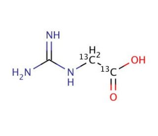Guanidinoacetic-13C2 Acid (CAS 634616-40-3) - chemical structure image