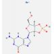 Guanosine 2′,3′-cyclic monophosphate sodium salt (CAS 15718-49-7) - chemical structure image