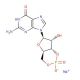 Guanosine 3′5′-cyclic Monophosphate, Sodium Salt (CAS 40732-48-7) - chemical structure image