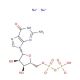 Guanosine 5′-diphosphate disodium salt (CAS 7415-69-2) - chemical structure image