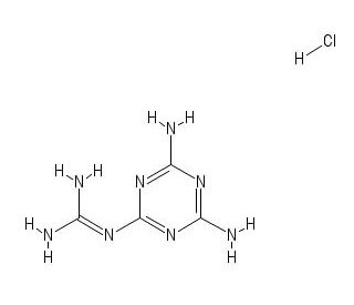 Guanylmelamine Hydrochloride - chemical structure image