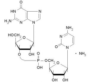 Guanylyl(3&prime; 5&prime;)cytidine ammonium salt (CAS 98046-67-4) - chemical structure image