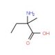 H-alpha-Et-D-Ala-OH (CAS 595-40-4) - chemical structure image